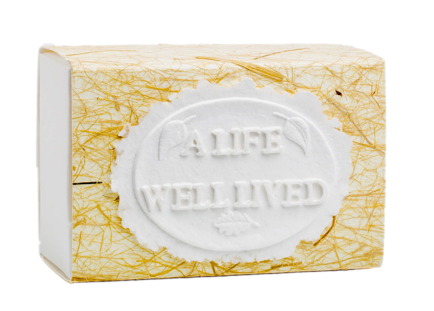 A Life Well Lived - Scattering Biodegradable Cremation Urn Box for Human Ashes
