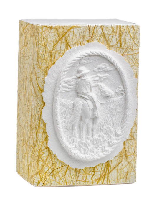 A Path Well Ridden - Horse Scattering Biodegradable Cremation Urn Box for Human Ashes