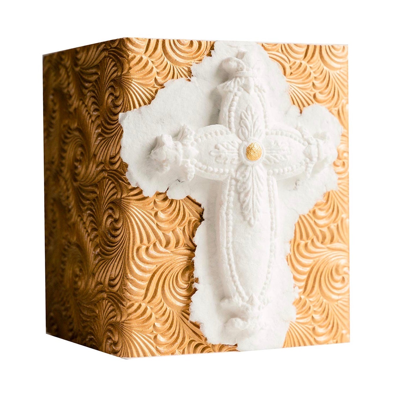 Cross Small - The FAVORITE PLACE® Small Burial Biodegradable Urn For Human Ashes, Ocean or Earth Burial Cremation Urn