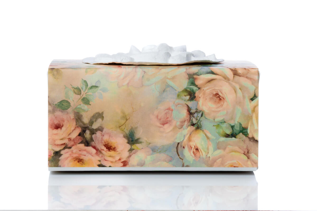 Rose Box - Scattering Biodegradable Cremation Urn Box for Human Ashes