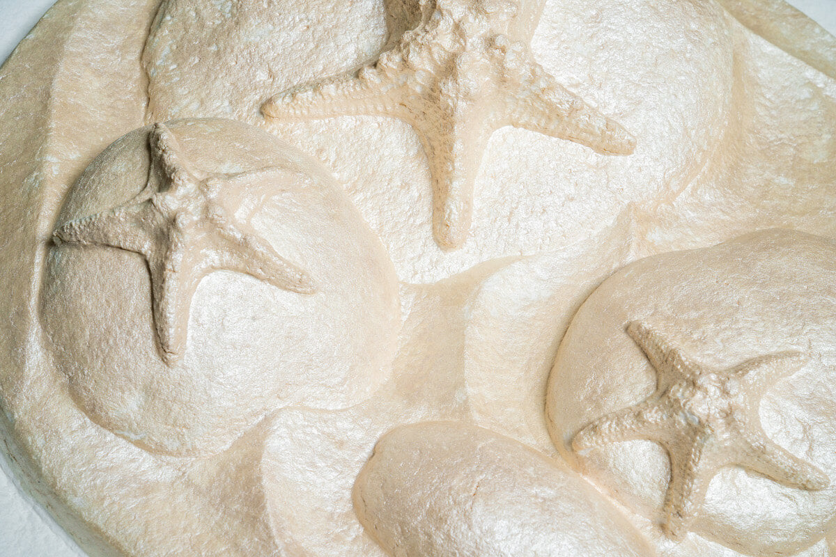 Starfish in the Sea - Water Scattering Biodegradable Cremation Urn for Human Ashes, Ocean Burial at Sea
