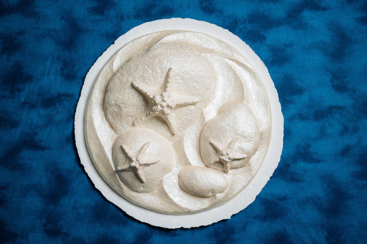 Starfish in the Sea - Water Scattering Biodegradable Cremation Urn for Human Ashes, Ocean Burial at Sea